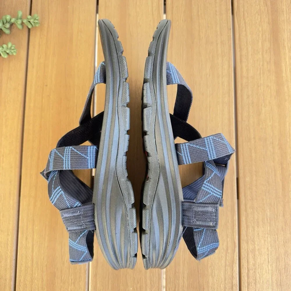 Chaco  Men’s 8 Sport Hiking Sandals Blue Adjustable Outdoor EU 41